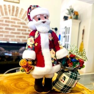 Handmade  with bag of toys 1995, By Sandee Crockett, Signed with Tags